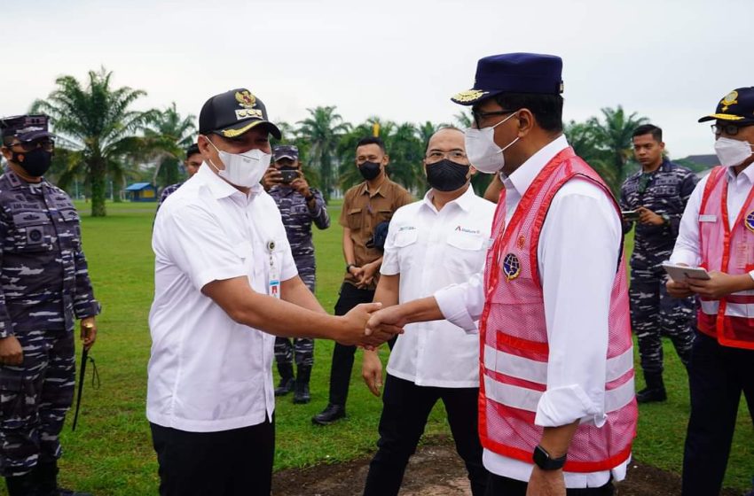  Bupati Zahir Sambut Kunjungan Menhub Budi, ‘Saya Siap Bantu Pengembangan Pelabuhan’