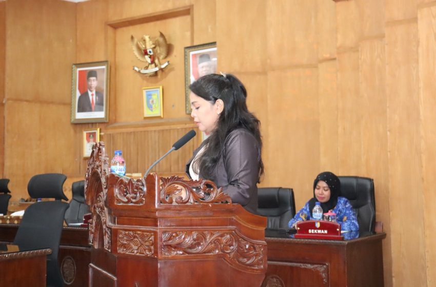  DPRD Batu Bara Paripurna Sampaikan Hasil Ranperda Propemperda 2023