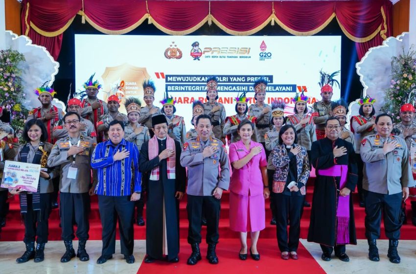  Kapolri: Kita Terus Membangun Nilai Persatuan, Toleransi dan Keberagaman
