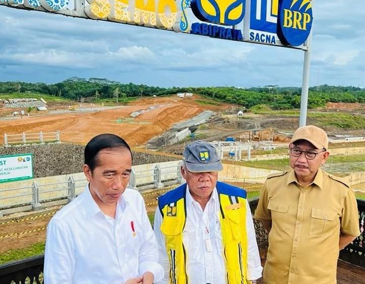  Tinjau Pembangunan Infrastruktur IKN, Presiden: Ini Progres Yang Baik