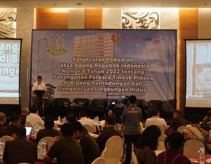  Kajati Sumut Mengikuti Kegiatan Peluncuran Pedoman Jaksa Agung Tentang Perlindungan Lingkungan Hidup