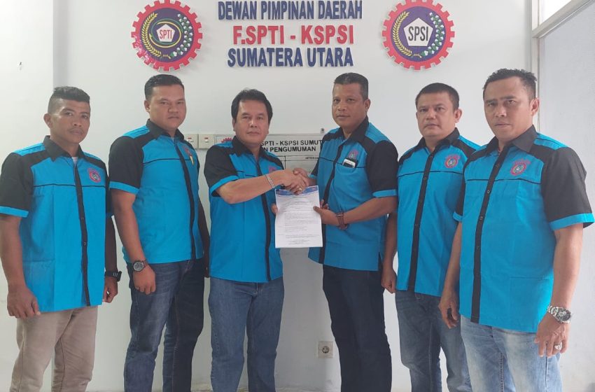  Terima SK DPC F.SPTI-K.SPSI Madina, Samsuddin  SH: Kita Akan Berkolaborasi dengan Stake Holder