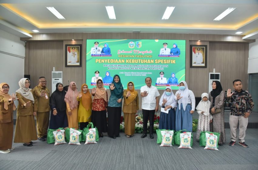  Pemkab Batu Bara dan Dinas PPPA Sumut Serahkan Bantuan Kebutuhan Spesifik Perempuan dan Anak