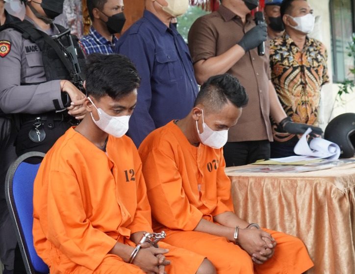  Sat Reskrim Polresta Denpasar Beri Hadiah Timah Panas Kepada Dua Pelaku Jambret