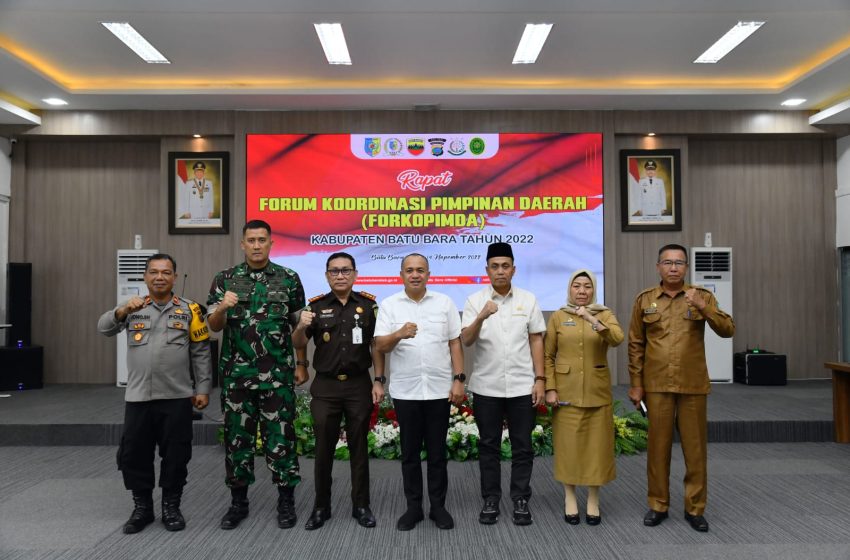  Perdana, Bupati Zahir Gelar Rapat Forkopimda Batu Bara