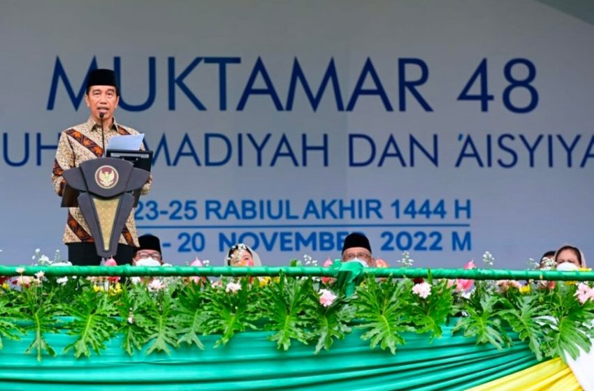  Presiden Apresiasi Kontribusi Muhammadiyah Dorong Peningkatan Kualitas SDM Hadapi Kompetisi Global