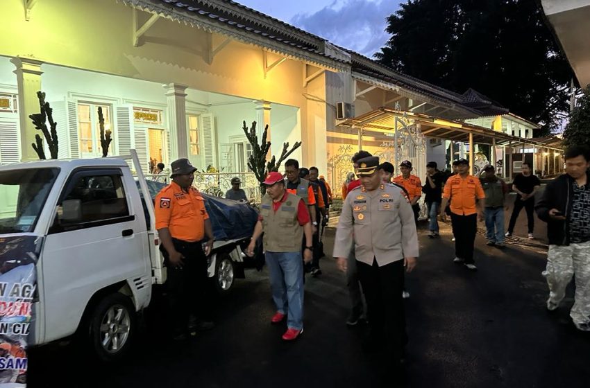  Solid, Polres Dan Pemkab Agam Antar Langsung Bantuan Korban Gempa Cianjur