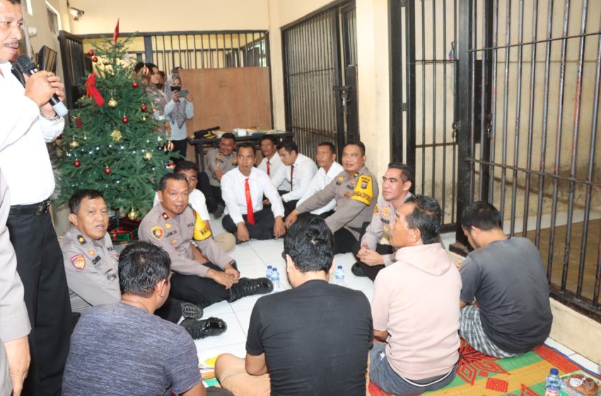  Natal Penuh Makna, AKBP Jose D.C. Fernandes, S.I.K. Rayakan Natal dengan Tahanan