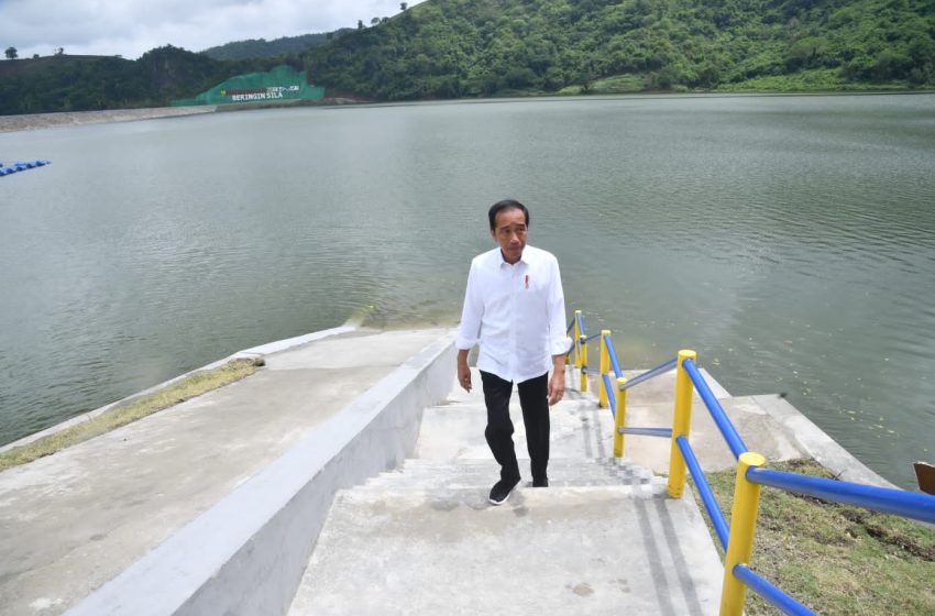  Resmikan Bendungan Beringin Sila, Presiden Harapkan Produktivitas Pertanian di NTB Meningkat