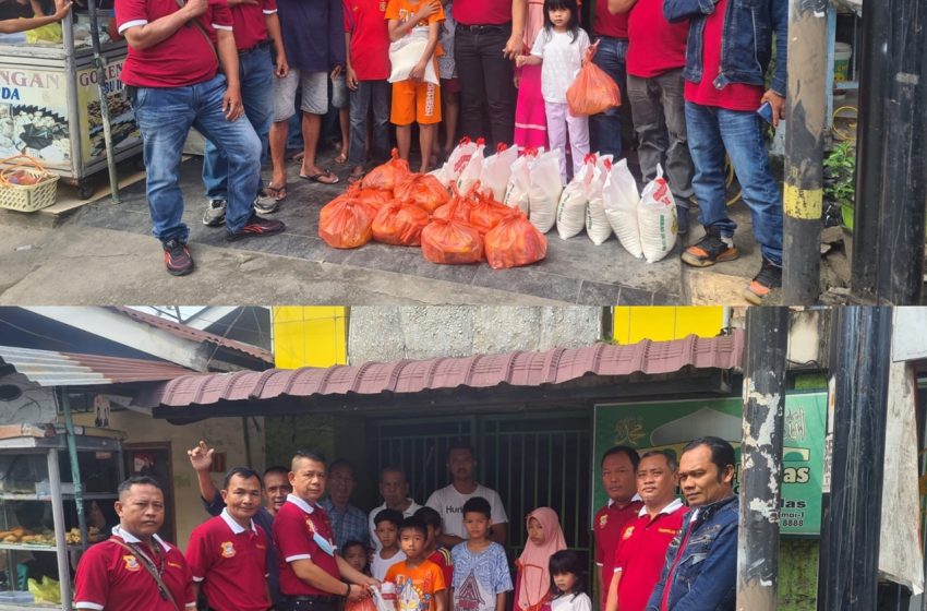  Maksimalkan Amal Ibadah, Ketua Pewarta Berbagi dengan Anak Yatim