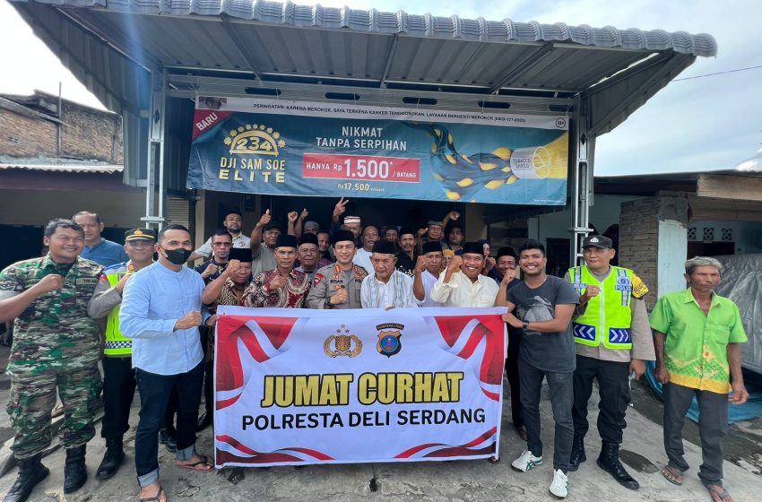  Dua Giat Polresta Deli Serdang di Jumat Penutup Tahun 2022