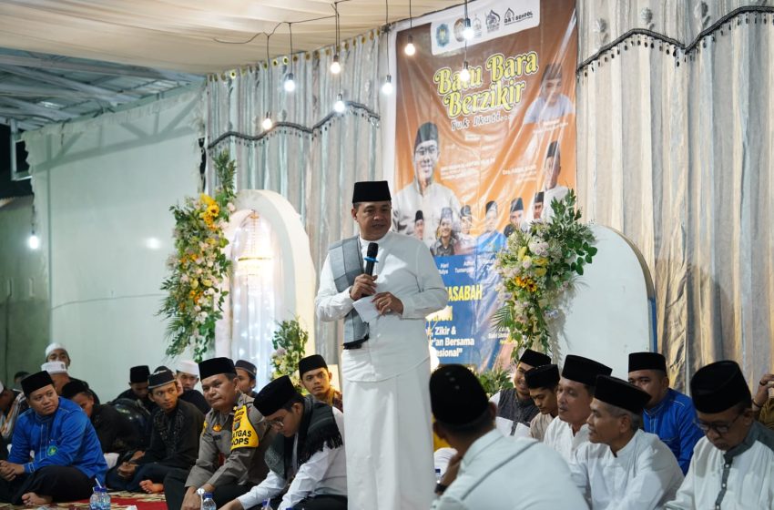 Sambut Tahun Baru, Bupati Zahir Hadiri Dzikir Akbar di Tanjung Tiram