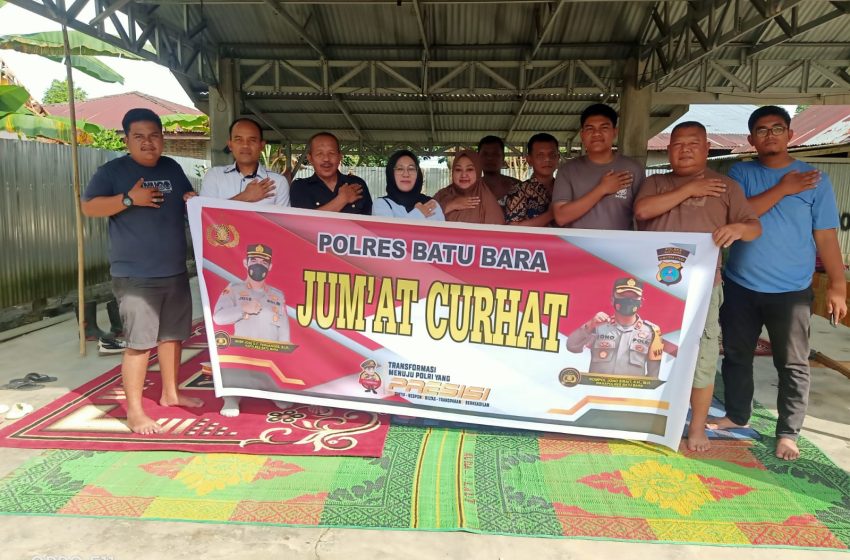  Sat Reskrim Polres Batu Bara Gelar Giat Jumat Curhat dan Preemtif