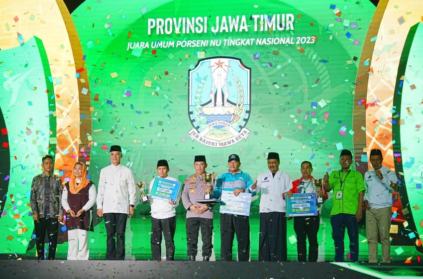  Kapolri Gelorakan Semangat Persatuan-Kesatuan Saat Tutup Porseni NU