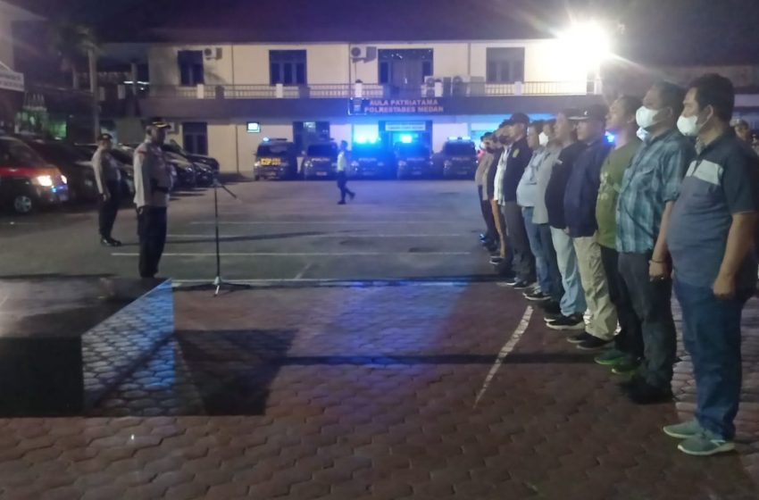  Cegah Kejahatan Jalanan, Polrestabes Medan Gelar Sispamkota