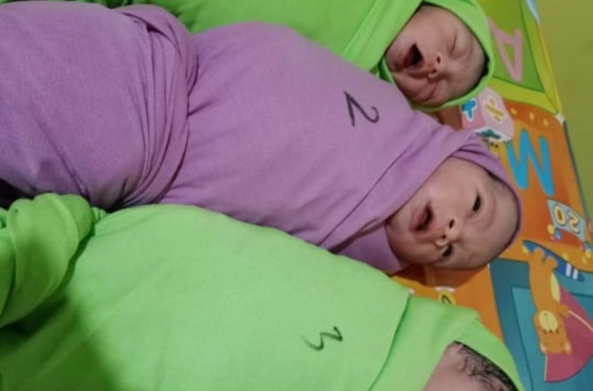  Istri Anggota PWI Batubara Melahirkan Bayi Kembar Tiga, Alhamdulillah.!