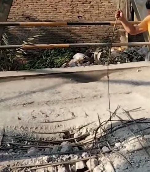  Warga dan Pengendara Resah, Dinas PUPR Provsu Kurang Serius Perbaiki Jembatan Sei Ular Titi Besi