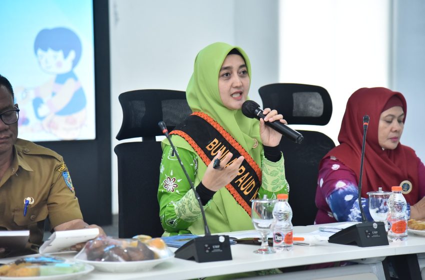  Buka Bimtek TK PKK Desa se-Batu Bara, Ny. Maya Harap Dapat Ciptakan Generasi Emas