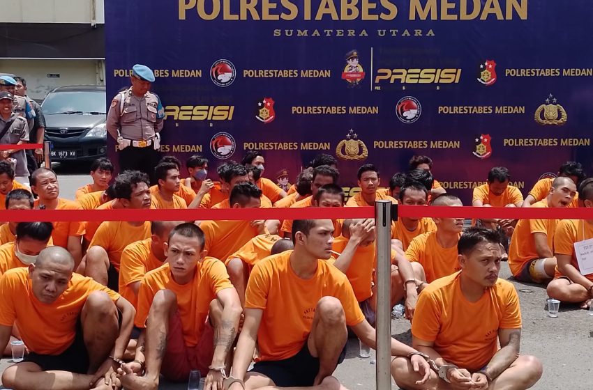  Selama 3 Bulan, Polrestabes Medan Ungkap 194 Kasus Kriminal dan 159 Kasus Narkoba