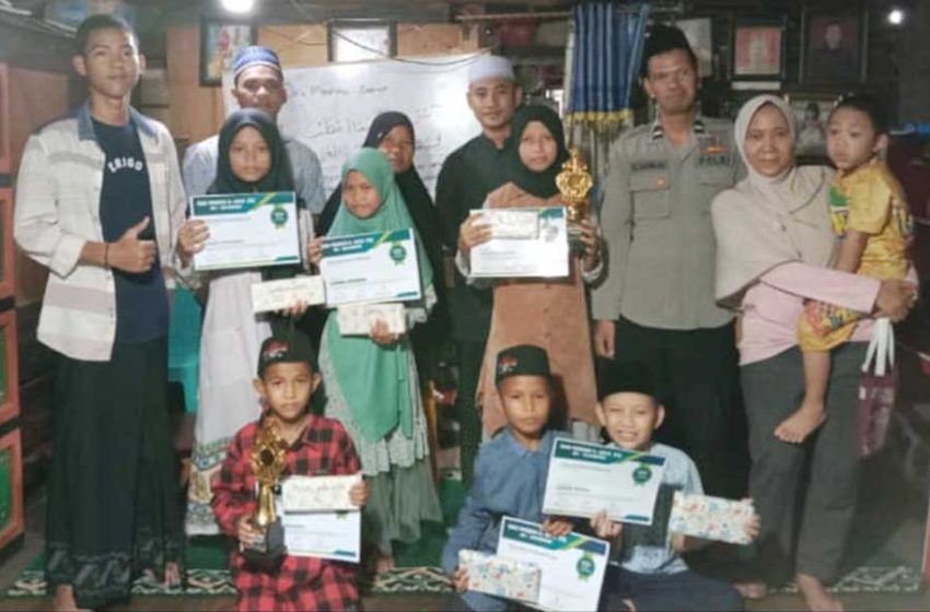  Aipda M. Aliudin, S.H Polisi Baik Menggelar Lomba Azan di TPQ Al-Hikmah