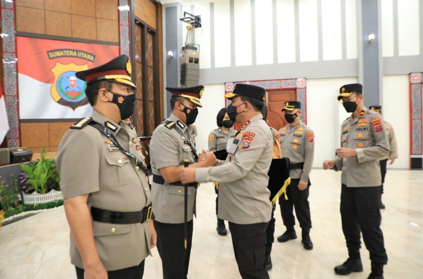  Kapolda Sumut Pimpin Sertijab dan Pelantikan PJU Polda