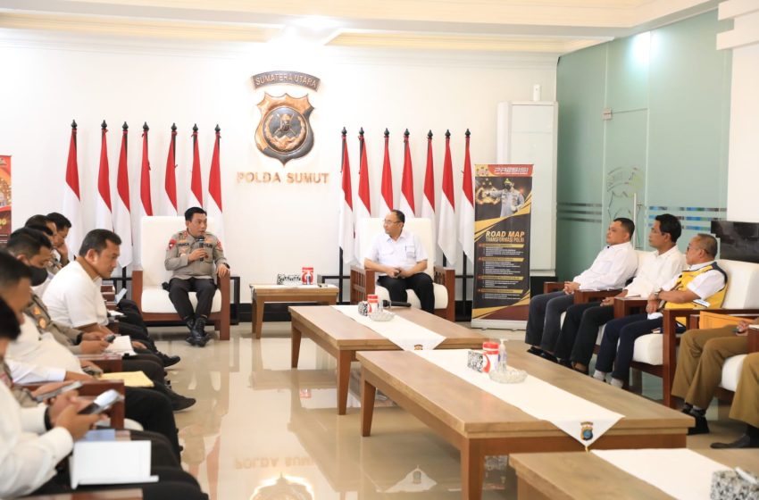  Kapolda Sumut Undang PUPR, Bahas Persiapan Infrastruktur Jelang Idul Fitri 2023