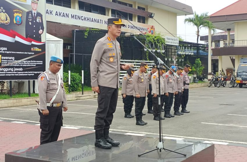  Jelang Pemilu 2024, Kapolrestabes Medan : Utamakan Selalu Jaga Kesehatan Dalam Bertugas