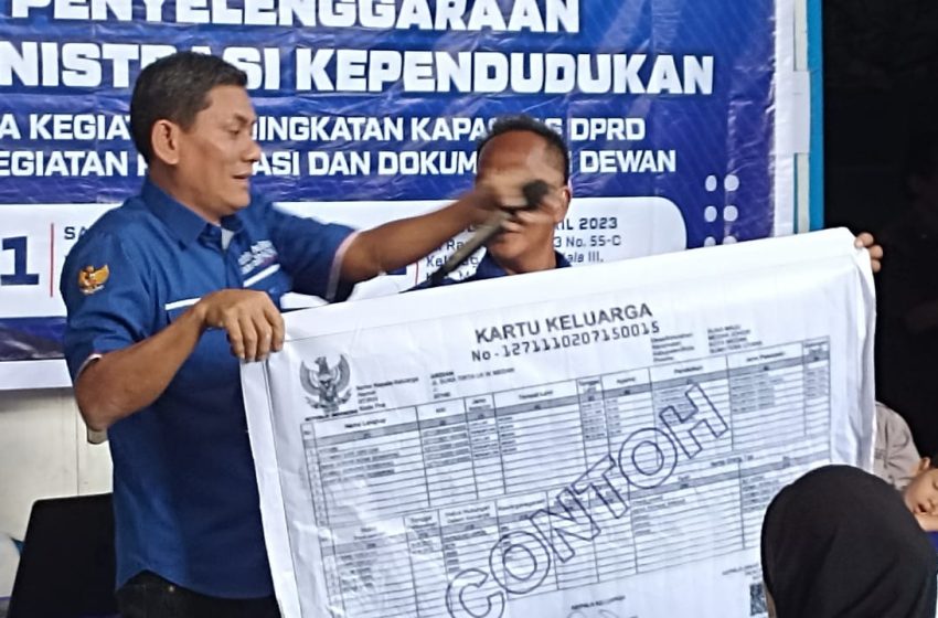  Sosialisasi Peraturan Daerah, Edi Saputra : Kesalahan Pengurusan Adminduk Bisa Berakibat Fatal