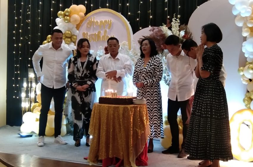  Manganar Situmorang Rayakan Ultah ke-70 Tahun di Wisma Benteng Medan