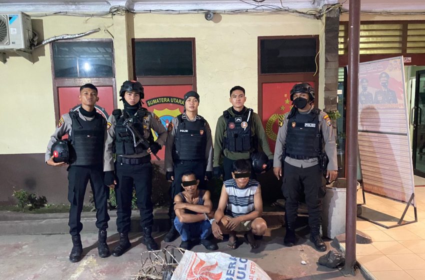  Kepergok Mencuri Besi, Dua Pelaku Diamankan Tim Patroli Presisi Polrestabes Medan