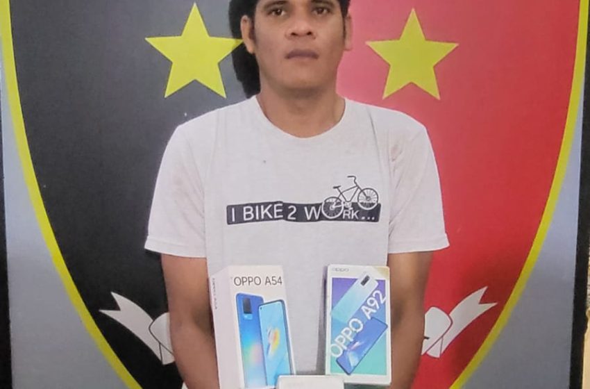  Ogan Anggota PPS Indrapura Curi 3 Unit Hp Ditangkap Polisi