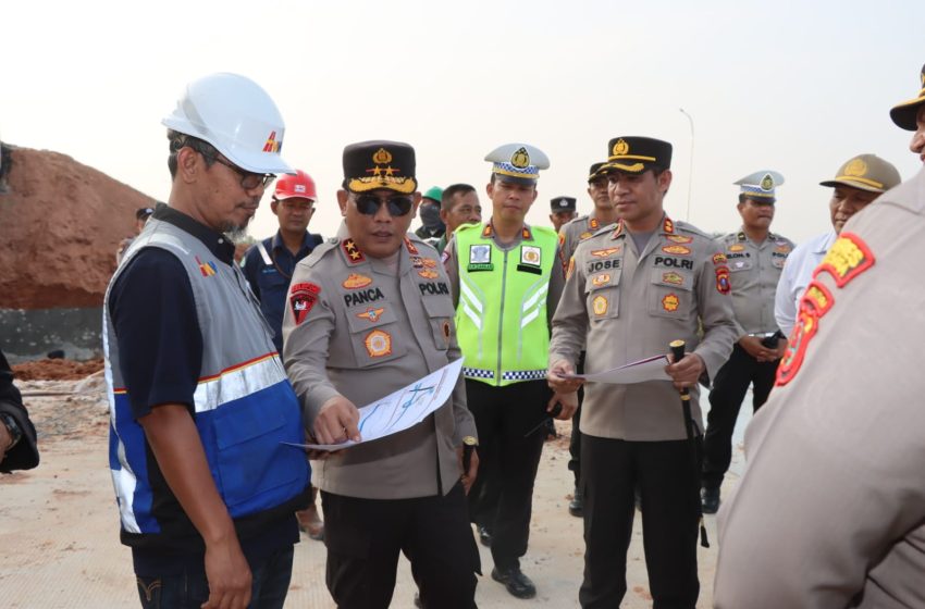  Kapolda Sumut Pantau Persiapan Jalan Tol Tebing Tinggi – Indrapura Menjelang Idul Fitri 1444 H