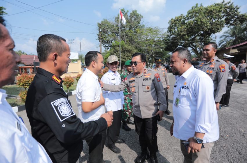  Kapolda Sumut Dorong Pemda Siap Hadapi Arus Mudik di Perbatasan Sumut-Riau