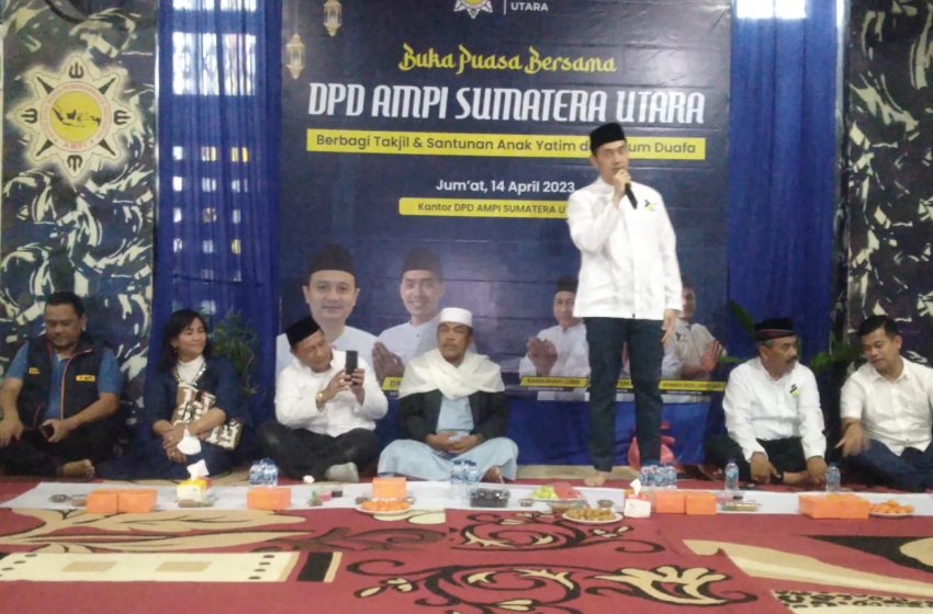  DPD AMPI Sumut Gelar Buka Puasa Bersama 150 Anak Yatim Sekaligus Bagikan 1.200 Takjil