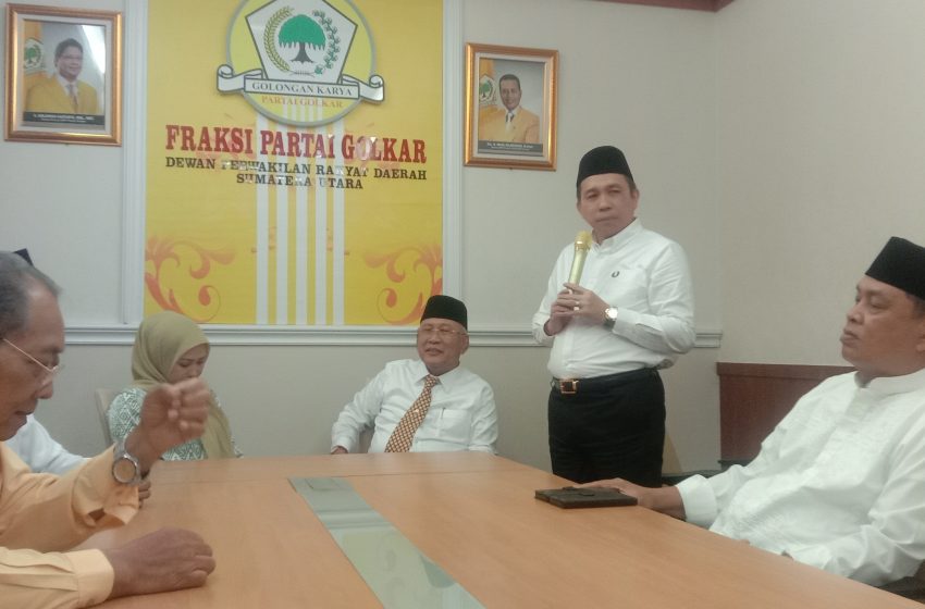  Buka Puasa dengan Jurnalis, Irham Buana : Pileg 2024, Golkar Targetkan 20 Kursi DPRDSU