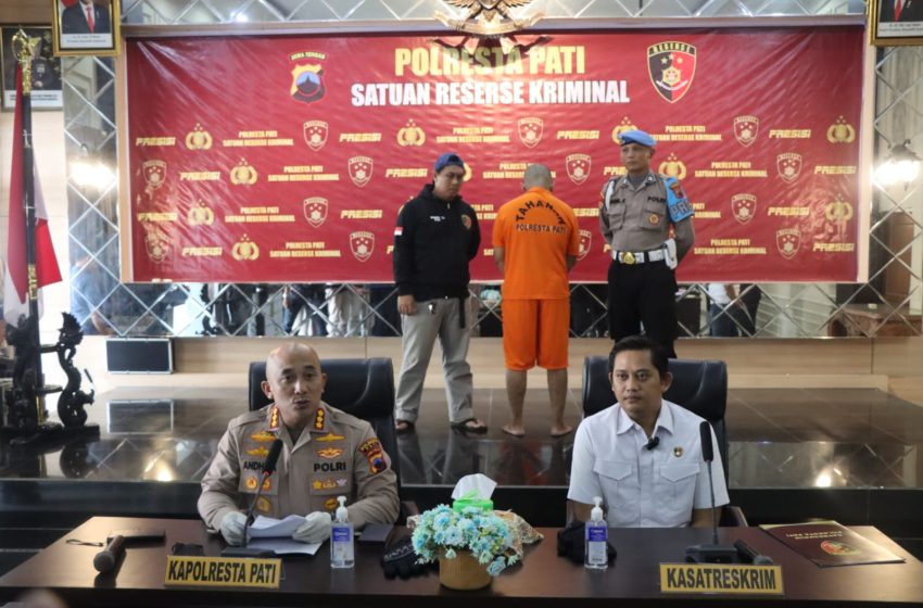  Ayah Kandung Tega Bunuh Anak, Polresta Pati Berhasil Bekuk Pelaku