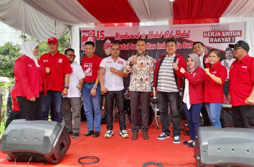  Kopdarwil Halal Bi Halal, PSI Sumut Siap Rebut Kursi Legislatif Semua Tingkatan