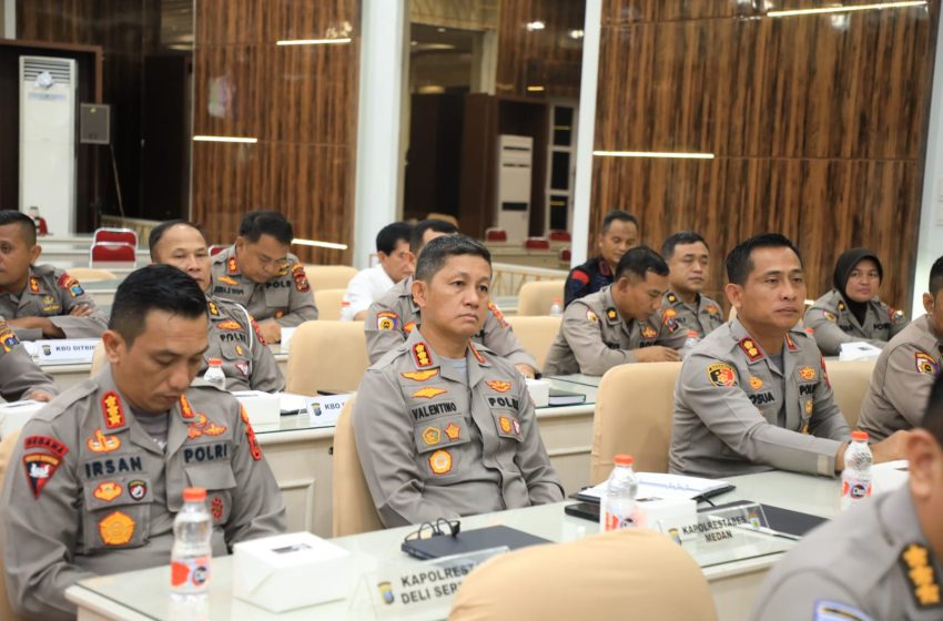  Kapolrestabes Medan Hadiri Taklimat Akhir Tahun Audit Kinerja Itwasda Polda Sumut Tahap 1 2023