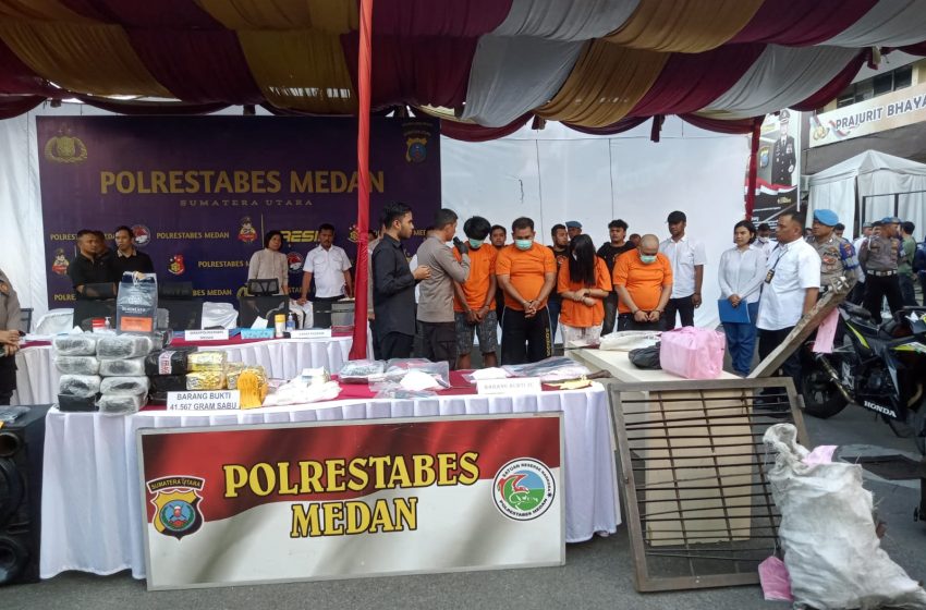  Gagalkan Peredaran 41,5 Kg Sabu di Medan Selamatkan 400 Ribu Jiwa Manusia 