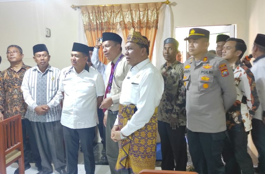  Wakili Kapolres Batu Bara AKP Rusdi Hadiri Peresmian Morab Centre Kemenag