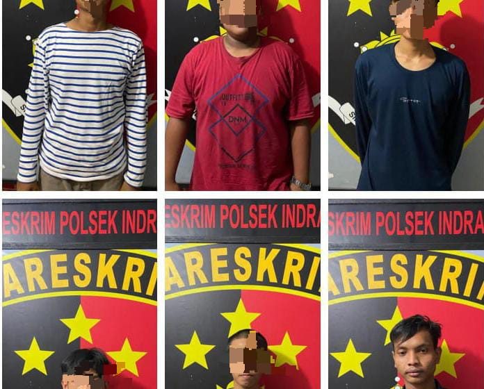  Duel Enam Lawan Satu Pelaku Pengeroyokan di Tangkap Polsek Indrapura