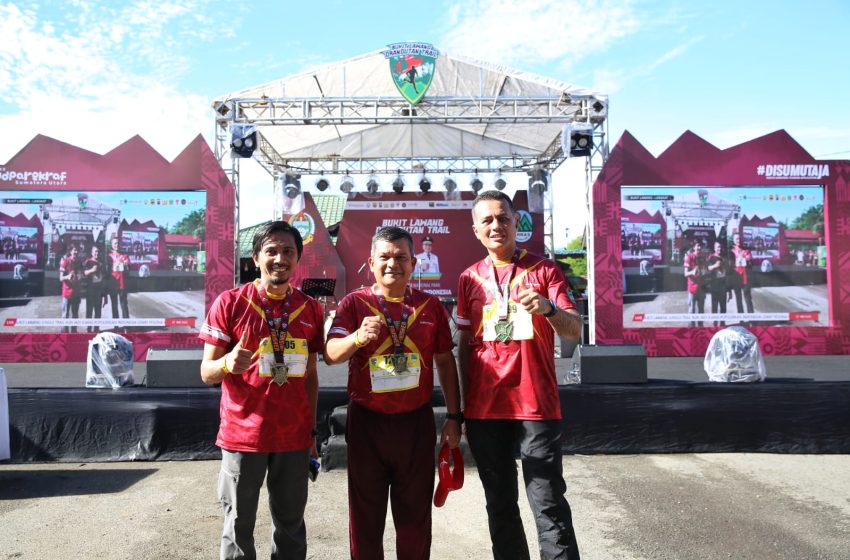  500 Pelari Ikuti Bukit Lawang Orangutan Trail Run Kelas 7 Km, Termasuk Wagub dan Pangdam