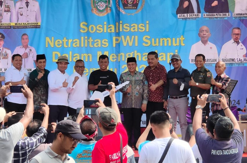  Family Gathering PWI Sumut di Batu Bara Membludak Door Prize 2 Motor