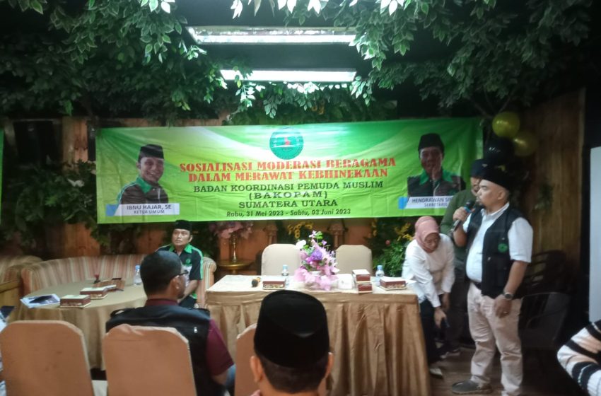  Bakopam Sumut Gelar Sosialisasi Moderasi Beragama, Ketum : Menambah Ilmu Arti Kebhinekaan dan Keutuhan Bangsa