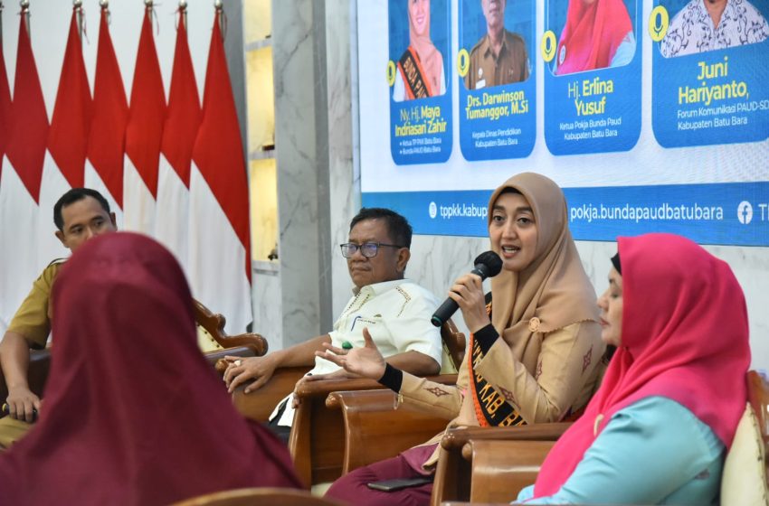  Sosialisasikan Transisi PAUD-SD, Bunda PAUD Kabupaten Batu Bara Gelar Talkshow Laskar Sipandang