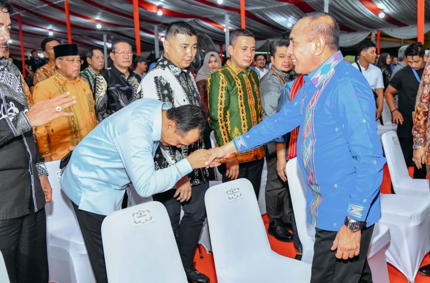  PRSU ke-49 Tahun 2023 Padat Pengunjung, Bupati Zahir Dampingi Gubsu Edy Rahmayadi Perkenalkan Produk UMKM