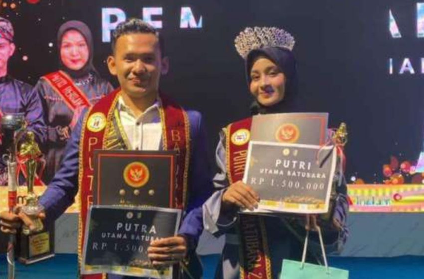  Cholis dan Nabila Asal Air Putih Borong Juara Putra – Putri Terbaik Batu Bara 2023