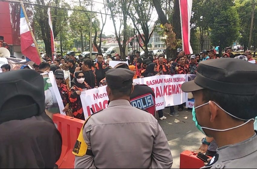 Gabungan Ormas Aksi di Polda Sulsel Temui Diskrimum Jadwalkan Gelar Perkara Khusus Bagi Basman Nafa Yaskura