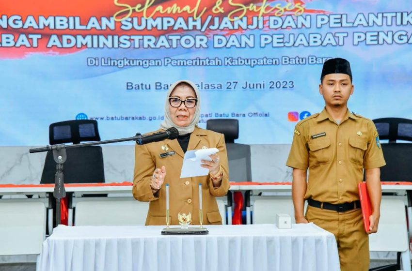  Bupati Zahir Lantik 18 Pejabat Administrator dan Pengawas