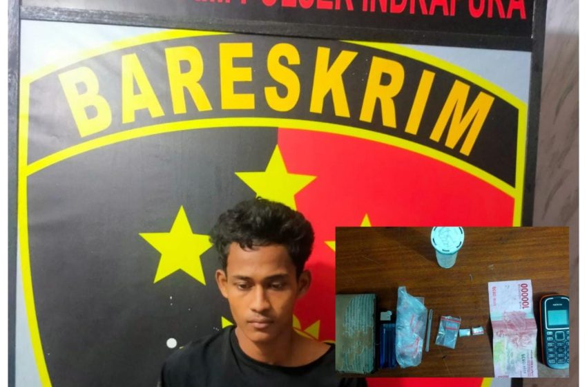  Miliki 2 Paket Sabu, Ijal ditangkap Reskrim Polsek Indrapura